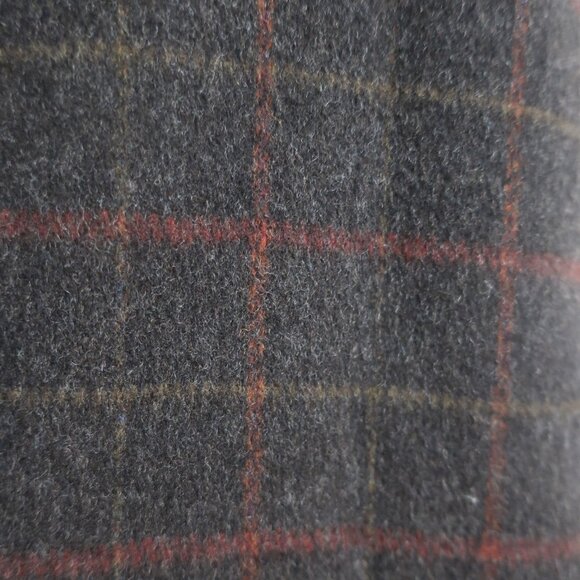 Mens Ermenegildo Zegna Brown, Red Plaid Vest XXL/56 - Picture 7 of 12